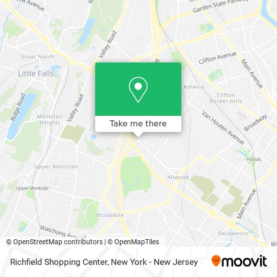 Mapa de Richfield Shopping Center