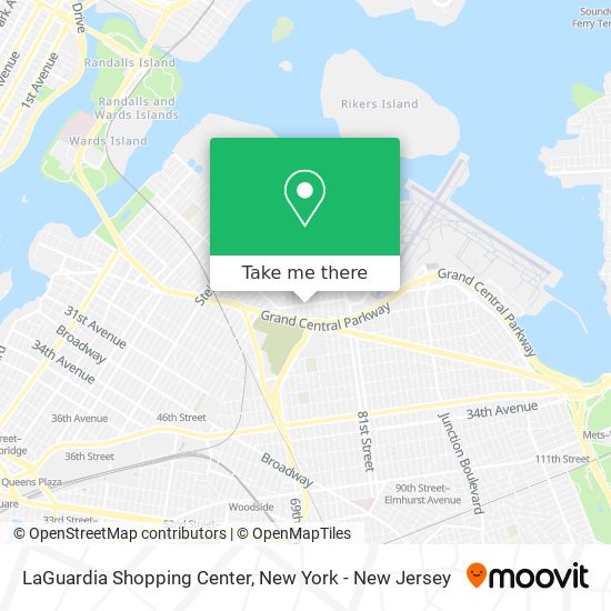 Mapa de LaGuardia Shopping Center