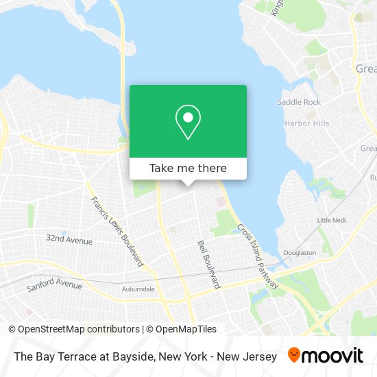 The Bay Terrace at Bayside map