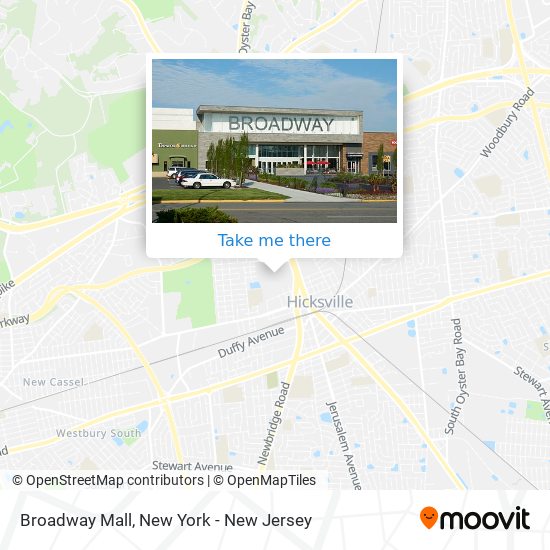 Broadway Mall map