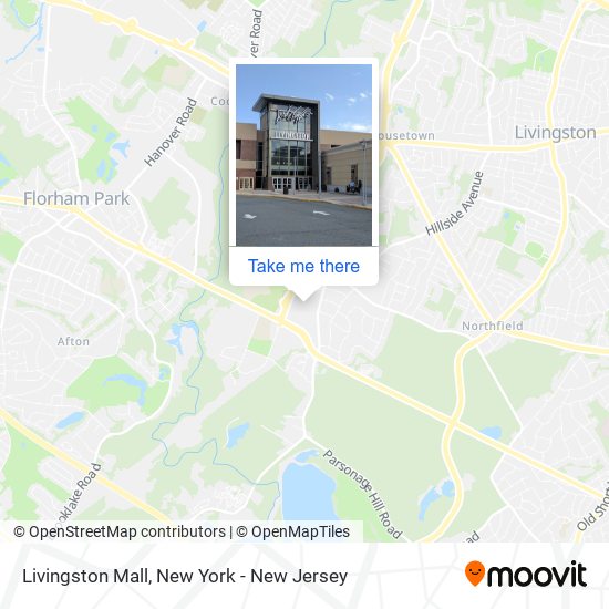 Mapa de Livingston Mall