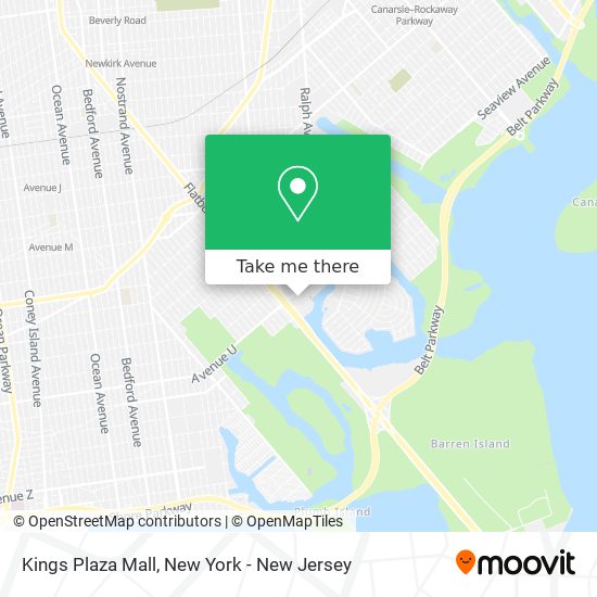 Mapa de Kings Plaza Mall