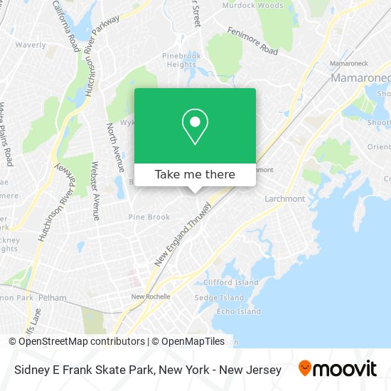Mapa de Sidney E Frank Skate Park