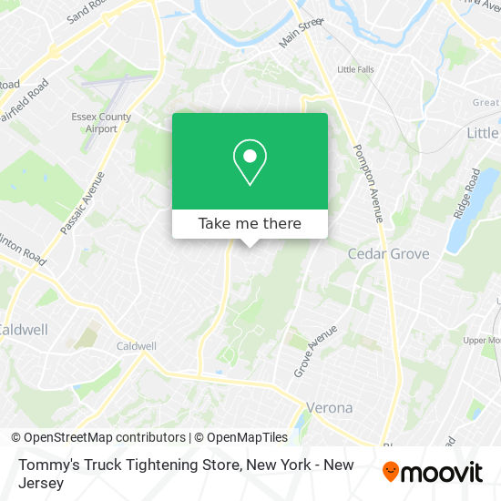 Tommy's Truck Tightening Store map