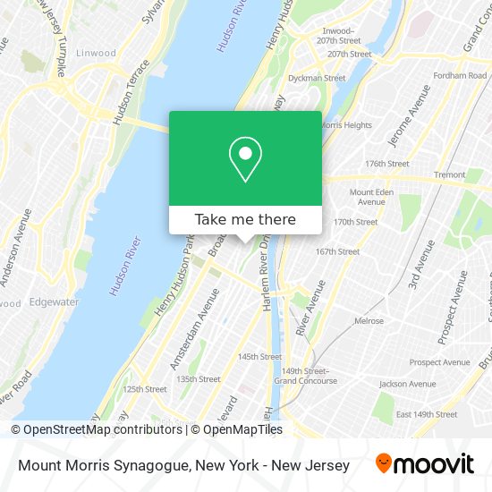 Mount Morris Synagogue map