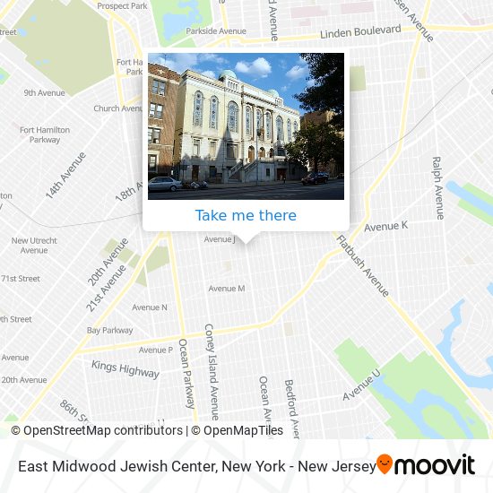 East Midwood Jewish Center map