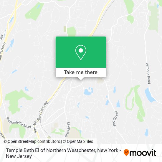 Mapa de Temple Beth El of Northern Westchester