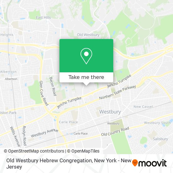 Mapa de Old Westbury Hebrew Congregation