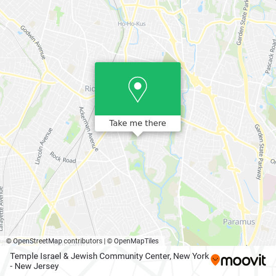 Mapa de Temple Israel & Jewish Community Center