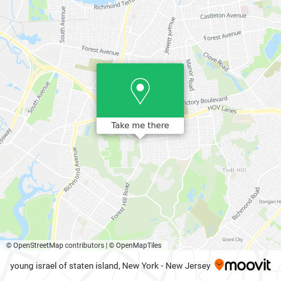 young israel of staten island map