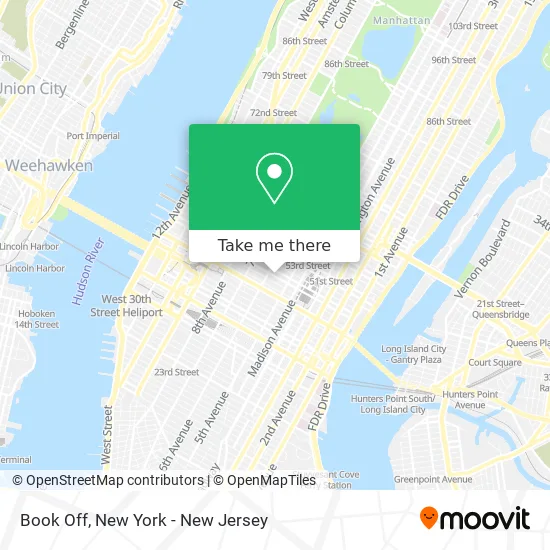 Book Off map