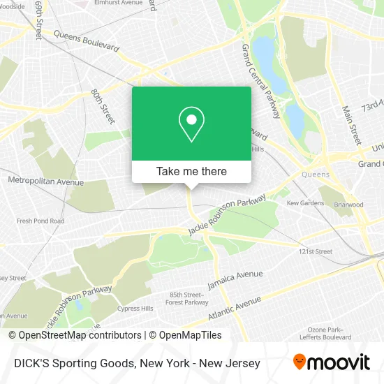 DICK'S Sporting Goods map