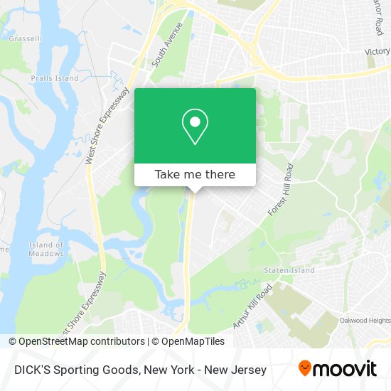 DICK'S Sporting Goods map