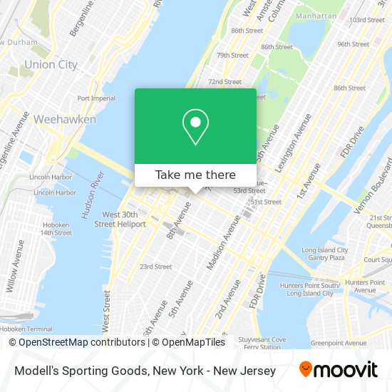 Modell's Sporting Goods map