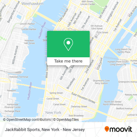 Mapa de JackRabbit Sports