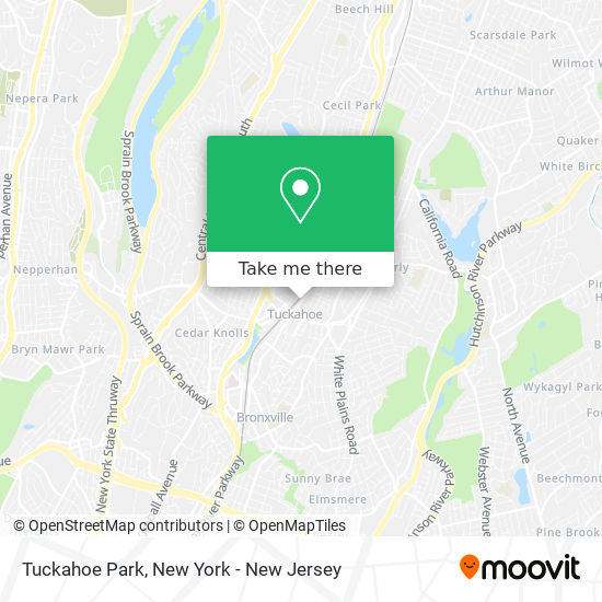 Mapa de Tuckahoe Park