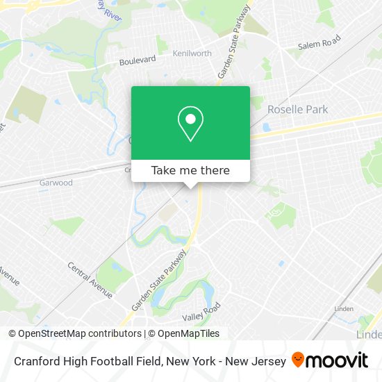 Mapa de Cranford High Football Field