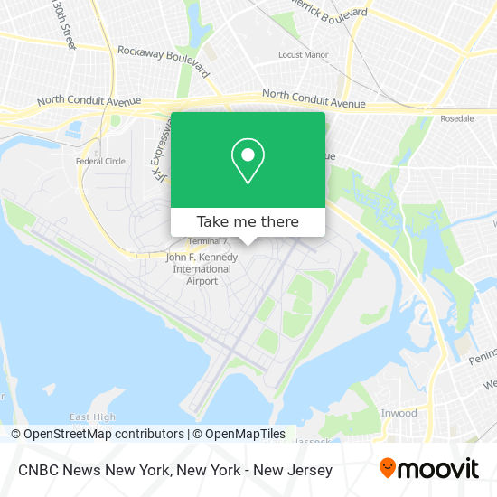 CNBC News New York map