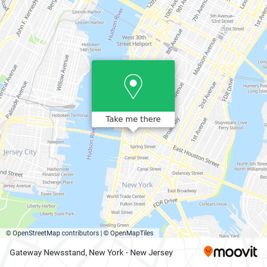 Gateway Newsstand map