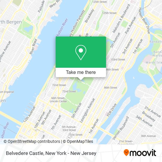 Mapa de Belvedere Castle