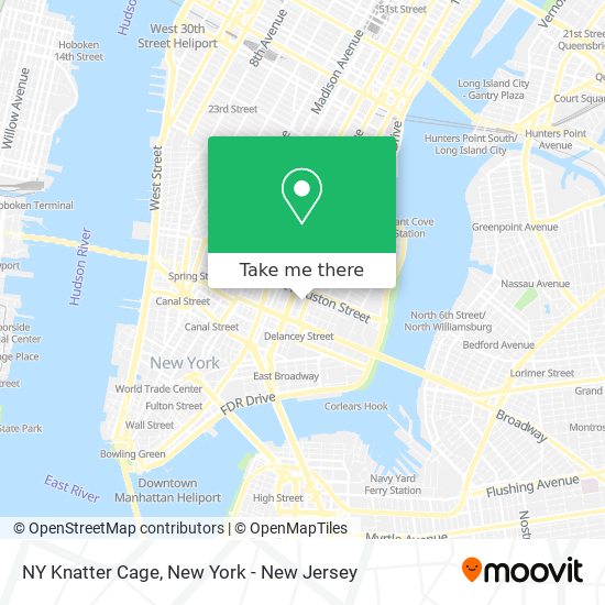 Mapa de NY Knatter Cage