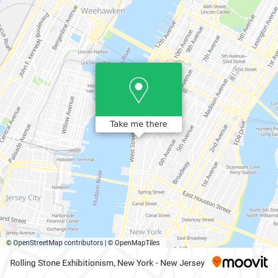 Rolling Stone Exhibitionism map