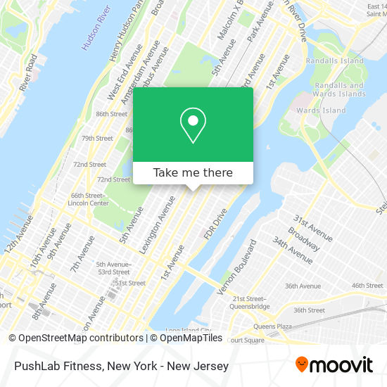 PushLab Fitness map