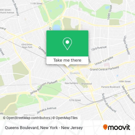Mapa de Queens Boulevard