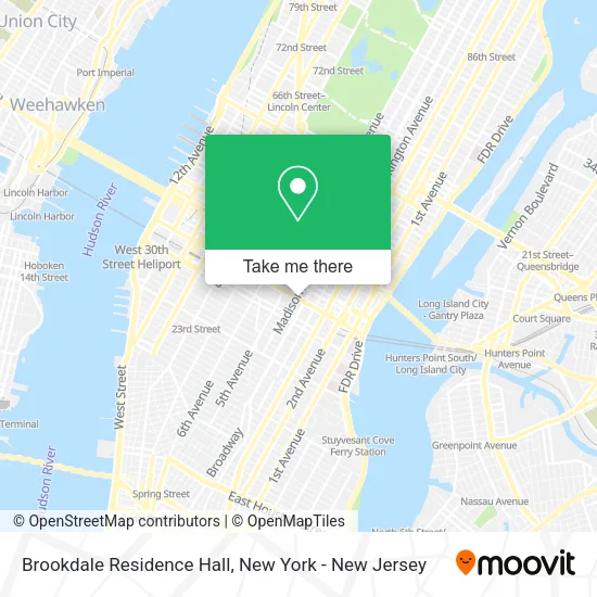 Brookdale Residence Hall map