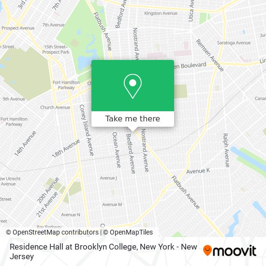 Mapa de Residence Hall at Brooklyn College