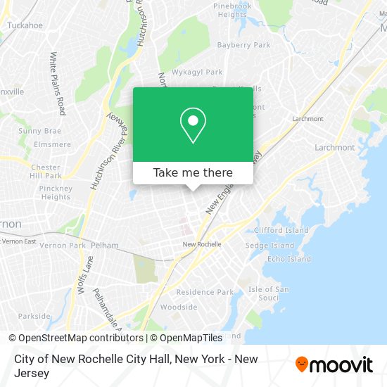 City of New Rochelle City Hall map