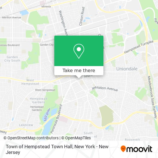 Town of Hempstead Town Hall map