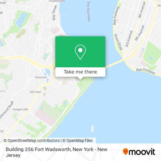 Mapa de Building 356 Fort Wadsworth