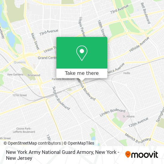 New York Army National Guard Armory map