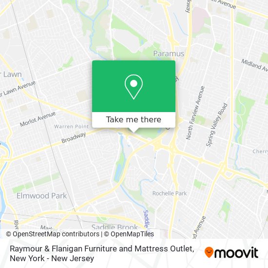 Raymour & Flanigan Furniture and Mattress Outlet map