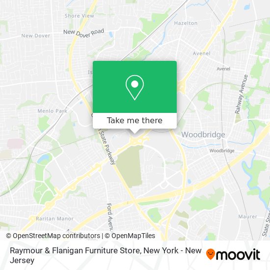 Mapa de Raymour & Flanigan Furniture Store