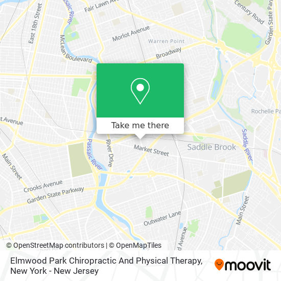 Mapa de Elmwood Park Chiropractic And Physical Therapy