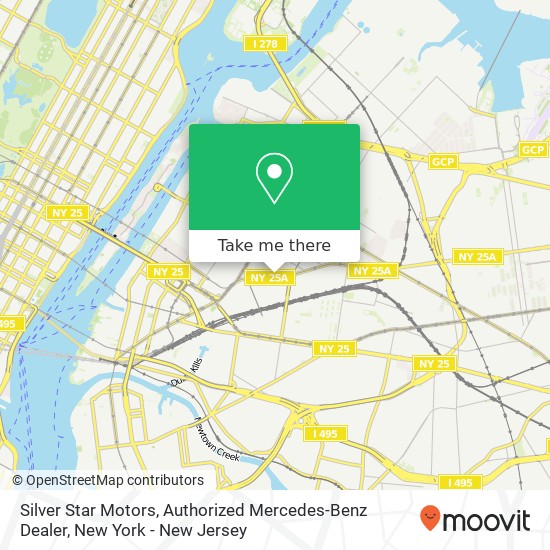 Silver Star Motors, Authorized Mercedes-Benz Dealer map