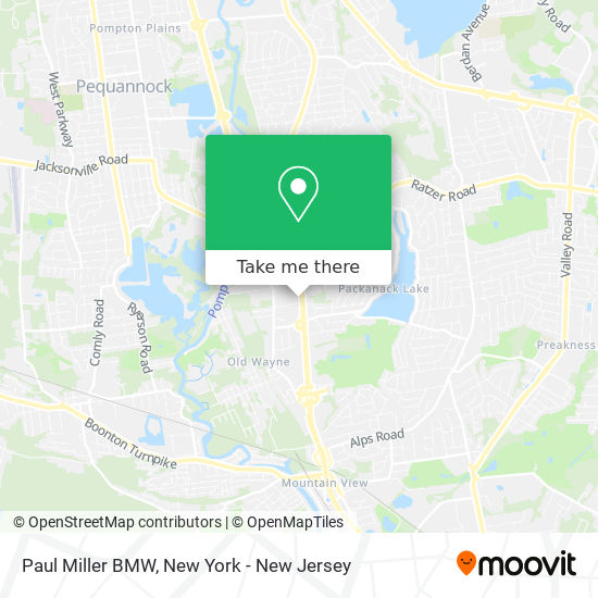 Paul Miller BMW map