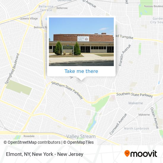 Mapa de Elmont, NY