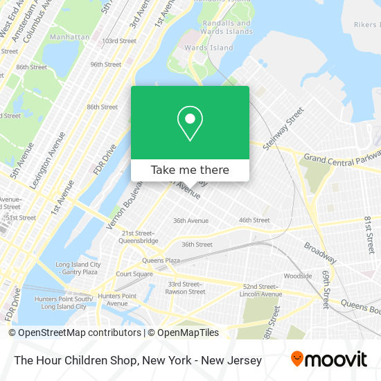 The Hour Children Shop map