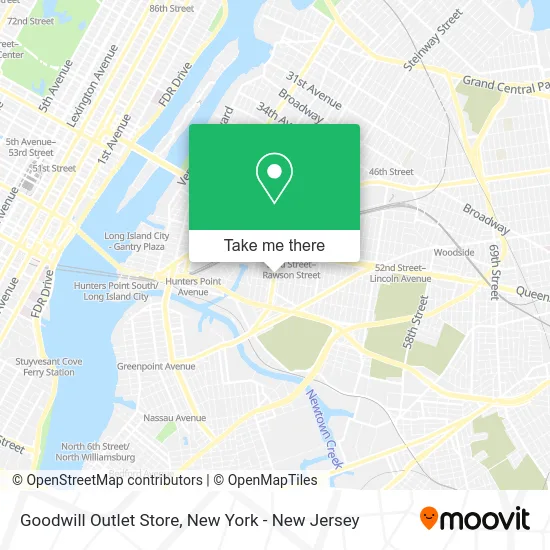 Goodwill Outlet Store map