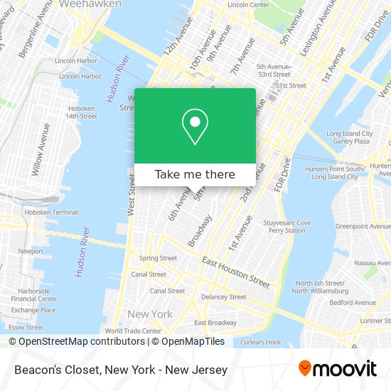 Mapa de Beacon's Closet