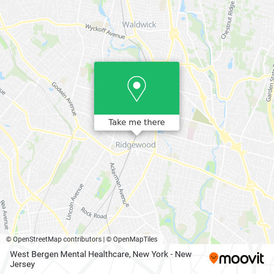 West Bergen Mental Healthcare map