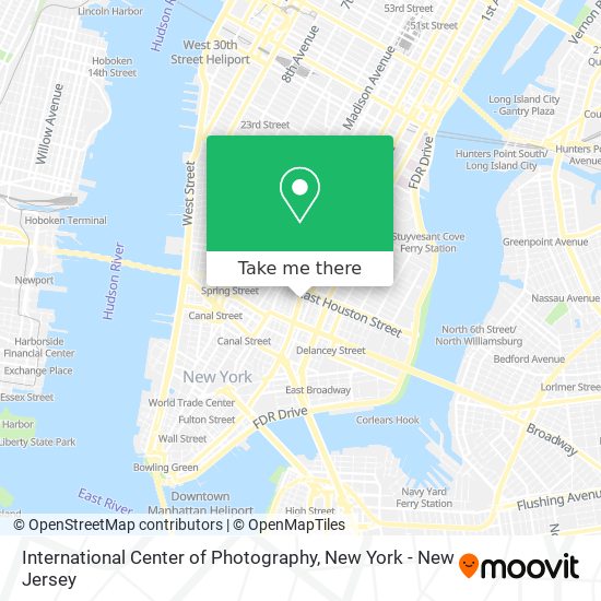 International Center of Photography map