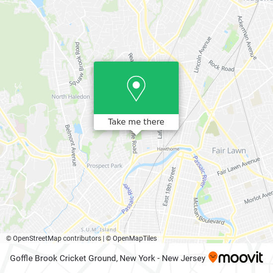 Goffle Brook Cricket Ground map