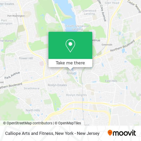 Calliope Arts and Fitness map