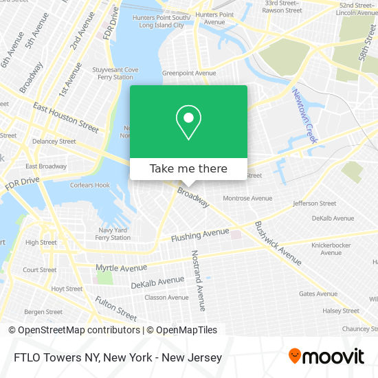 FTLO Towers NY map