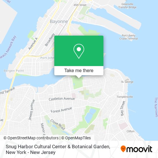 Snug Harbor Cultural Center & Botanical Garden map