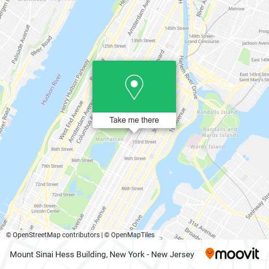 Mount Sinai Hess Building map